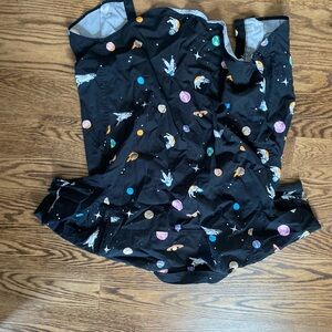 Black Space-Themed Shirt